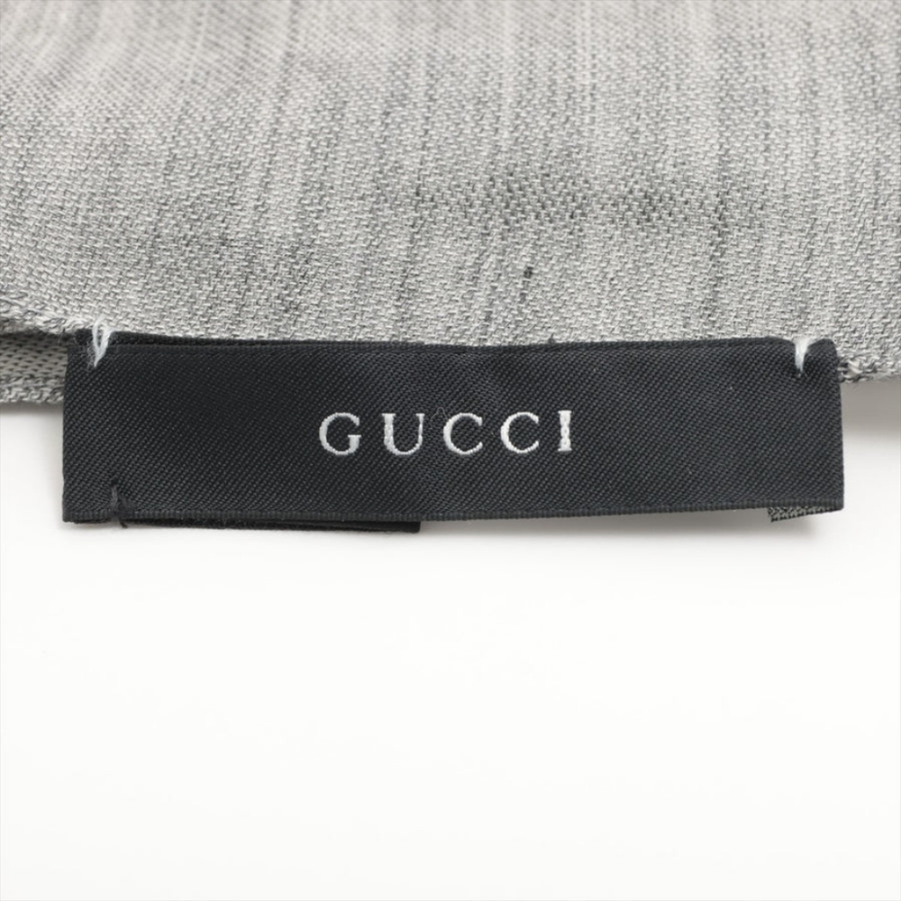 Gucci Logo Wool and Silk Shawl Luke New - Picture 3 of 5